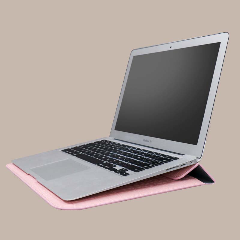 Blush Pink Crocodile Bag For Laptop Macbook Sleeve Notebook Bag Laptop Case for Air 13.3 M2 13.6 A2681 A3113 M3 A3240 M4 pro 14 14.2 A2442 A2779 A3112 Air 15 15.3 A2942 A3114 A3241 16 A2780 A2991 A3401 A3186